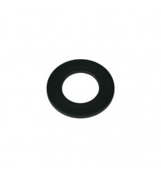 D80 - Rosace de finition acier noir avec bord