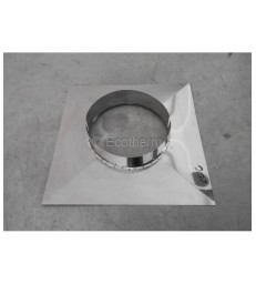 MP D200 - Plaque fermeture cheminée - Inox - 400x400mm