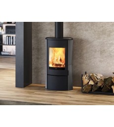 Poêle à bois - KLASS 6KW - Acier noir - Edilkamin