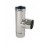 MP D80 : Té 90° Inox, Té démontable pour gainage