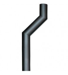 D150 - Elément à dévoiement 200mm H  2000mm acier noir
