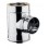 DP D150 : Té réduit - DP-MP male 80mm - inox