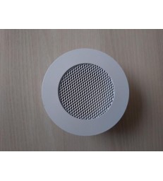 D100 - Grille ronde ventilation - Blanc